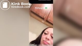 Girl fills toilet with diarrhea