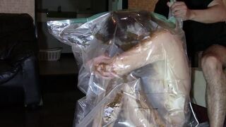 Japanese girl scat in bag