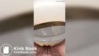 Girl pooping on toilet - video 226