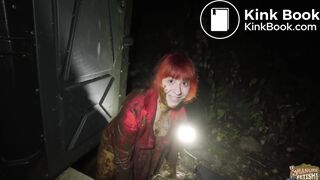 Midnight Orgasm In The Outhouse - covered in shit
