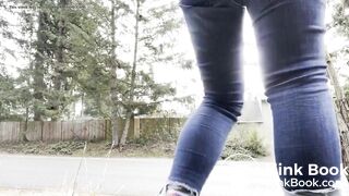 Taking a shit on public road