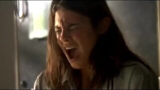 Woman has desperate diarrhea in home toilet