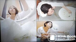Asian clog toilet with diarrea