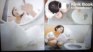 Asian clog toilet with diarrea