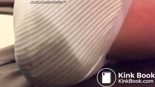 Monstrous Load In Striped Panties