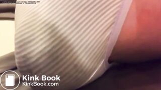Monstrous Load In Striped Panties