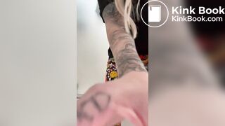 Blonde beauty pov