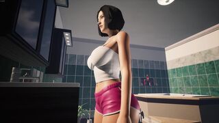 Girl Who Shrunk the Neighbors - Toilet Scene