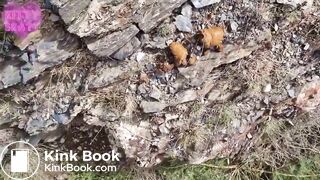 One of my favorite scat girl shitting outdoors - video 3