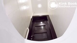 Chubby Girl Big Diarrhea on Toilet