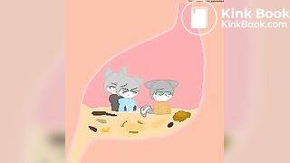 Furry Girl Vore x Scat (3) 1/2 (Animation)