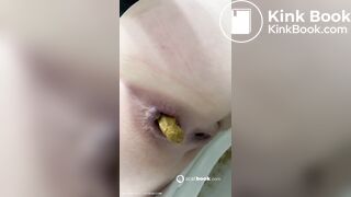 Toilet shit nice butt