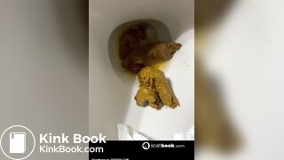Toilet shit nice butt