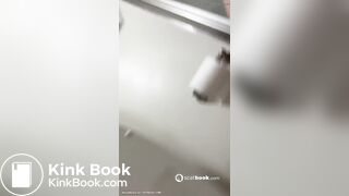 Toilet shit nice butt