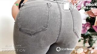 Latina girl shits jeans