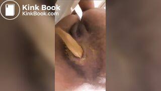 Ebony quick creamy shit