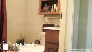Sexy Blonde Milf Poops in the Toilet 2 More Times