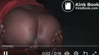 Ebony scat mouth 4