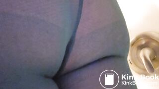 Firm poop in pantyhose