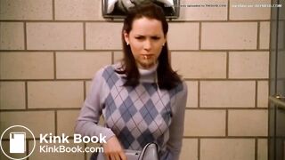 Sexy girl explosive poop at school toilet