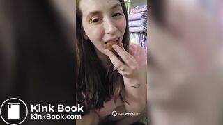 Tasting her own nugget