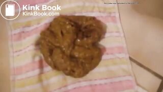 Sticky poop from a hot German girl