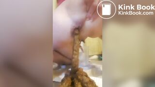 Hot milf poops a LOT