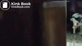 Sexy Hot African Girl Loud White Lace Panty Poop