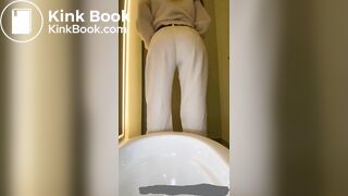 sexy hot ass girl pooping on toilet