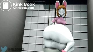 Pon blows up the toilet