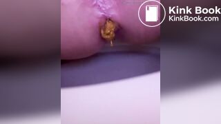 good frontal diarrhea from asian girl