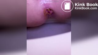 good frontal diarrhea from asian girl