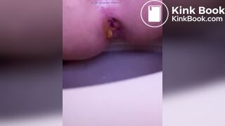 good frontal diarrhea from asian girl