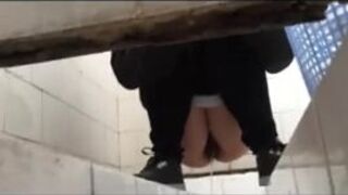 spy camera asian girl pee and shit.video_1366