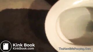 Sexy Blonde Milf Poops in the Toilet 3 More Times
