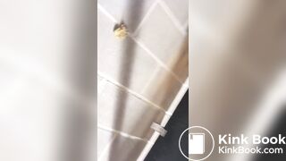 Scat Girl make public mess