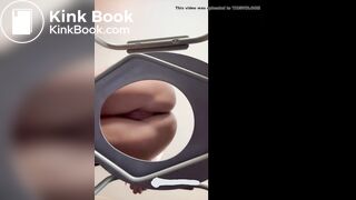 sexy girl shits on you POV on toilet