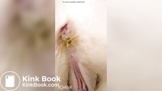 Girl pooping