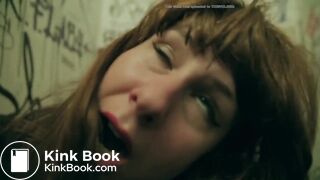 A women drinks bad coffee and has extreme diarrhea