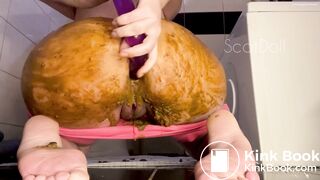 Fat Ass Latina diarrhea smear and dirty anal
