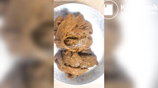 A large amount of feces from women