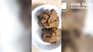 A large amount of feces from women