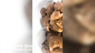 A large amount of feces from women