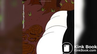 Nun's dumping in the forest