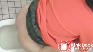 Japanese woman's toilet scene - video 13