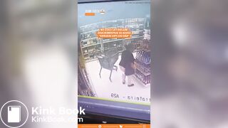 Fat Woman Shit in a Store