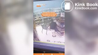 Fat Woman Shit in a Store