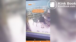 Fat Woman Shit in a Store