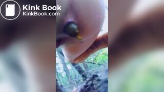 Big poop in the woods