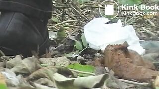 Nice poo and littering in the woods..